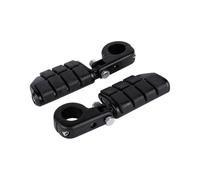 Tiantian - Store Motorcycle 1 1/4" 32mm Engine Guards Vibration Rubber Lion Paw FootPegs Compatible With GoldWing(Matte Black)