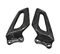 Tiantian - Store Motorcycle Accessories Compatible With BMW S1000RR 2019-2025 3K Dry Carbon Fiber Heel Guards Foot Plates Rearests Cover Protector Fairings(Forged Weave Glossy)