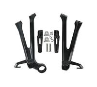 Tiantian - Store Motorcycle Rear Passenger Foot Pegs Footrest Bracket Compatible With Suzuki GSXR GSX-R 600 750 2011-2022(Black)
