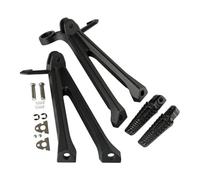 Tiantian - Store Motorcycle Rear Passenger Foot Pegs Footrest Bracket Compatible With Suzuki GSXR GSX-R 600 750 2011-2022(Matte Black)