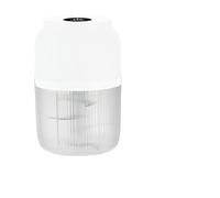 tiantianxiangshang Electric Garlic Chopper,Mini Portable Veggie Chopper,Electric Onion Grinder, Wireless Mini Electric Garlic Mincer, for Nuts, Spices and Meat Fillings(White)