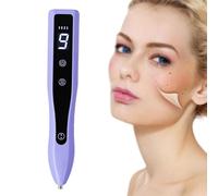 TIANTOO Skin Tag Removal Pen, Mole & Wart-Remover Pen, with 9 Adjustable Modes, Long-Lasting Battery Life, LED Display, for Moles, Warts And Age Spots on Face, Hands,Purple