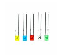 tianwandong 100PCS Square LED Kit 2x3x4/2x5x7MM Diode Indicator Light Components(2x3x4mm Multicolor)
