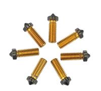 tianwandong 2PCS Upgrade Volcano Nozzle PTFE Coated Brass 0.4mm Non-stick Nozzle For 1.75mm V5 V6 Extruder And Volcano Hotend J-head(0.6mm)