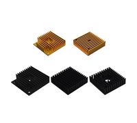 tianwandong 3D Printer Parts Motor Heatsink Black Gold Radiator 40 x 40 x 10mm for 42 stepper motor MK7/MK8 Extruder Aluminum Heat Sink(Type D)