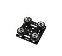 tianwandong 3D Printer Parts V Gantry Plate Set Special Slide Plate Pulley 3D Printer 2020/2040 V-Slot Aluminum Profiles(Plate With Wheel,1pcs)