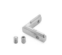 tianwandong 5/10/20pcs T-Slot L-Shape 2020 Aluminum Profile Internal Corner Joint Bracket Connector for 2020 Alu Profile with m4 Screw(10pcs)