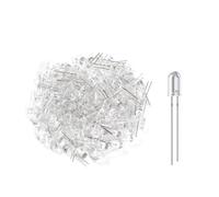 tianwandong 50PCS 3mm LED Diode Clear Bright Multicolor Individual Light Diodes Assortment Kit Red/Green/Blue/Yellow/White/Orange(50pcs Orange)