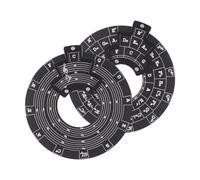 tianwandong Circle of Fifths Aluminum Alloy Wheel Melody Tool Plate Chord Series Table Melody Tool Fifth Degree Circle Staff Learning Tool
