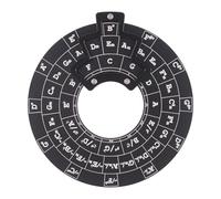 tianwandong Circle Of Fifths Wheel Guitar Chord Wheel Wooden Melody Tool Musical Instruments And Accessories Chord Wheel For Musicians