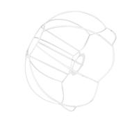 tianwandong Lamp Shade Light Cage Lampshade Ring Guard Bulb Wire Metal Frame Vintage Iron Cover DIY Harp Holder Bracket Replacement Pendant