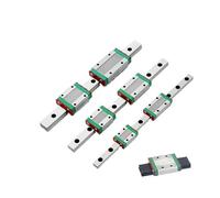 tianwandong Linear Guide Rail MGN12 MGN9 MGN15 MGN7 CNC 3D Printer Parts Miniature Linear Guide Slide Carriage Customizable Any legth(MGN12H,ONE piece Block)