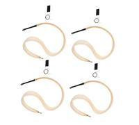 tianwandong Mongolia Tail Violin Cello Erhu Bow Horse Hair for String Instrument, 4pcs