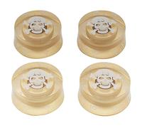 tianwandong Musiclily Basic Metric Coarse 18-Spline Guitar Knobs Tone Volume Speed Control Knobs for Epi LP SG Electric Guitar (Set of 4)(Gold Skull)