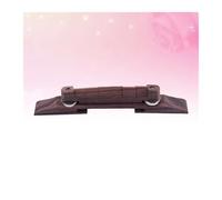 tianwandong Roller Saddle Bridge Archtop Rosewood Guitar Bridge Floating Bridge for Bass Guitar Musical Instrument GO106 Brown