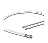 tianwandong Single Head Heating Cable 12V/24V 70W 304 Stainless Steel for 3D Printer Hotend J-head Extrusion Print Head(12V 2pcs)