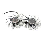 tianwandong T128010SH 75MM Cooler Fan Compatible With ASUS MSI GTX 1050 TI compatible with Radeon Sapphire 6930 7850 GTX 550 750 770 Ti HD 7870 Video Card Cooling(2PCS)