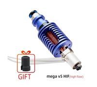 tianwandong V5 Hotend Upgrade Ceramic Heater V5 Print Head 0.4mm Hardened Steel Spray Nozzle 3D Printer Parts Suitable(Gris)
