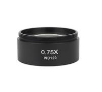 tianwandong WD165 0.3X .5X .7X 1X 1. 2.0X Auxiliary Barlow Objective Lens Thread M48mm For Zoom Stereo Binocular Trinocular Microscope(0.75X)