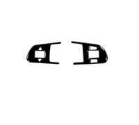 Tianwu03 Fit For A-u-d-i A4 B8 8K A6 C6 4F Q5 8R Q7 4L A3 Car Steering Wheel Button Cover Sticker Carbon Fiber Sticker Auto Accessories(Glossy black)