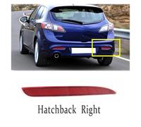 Tianwu03 Fit For M-a-z-d-a 3 Axela M3 BL 2008-2015 For Hatchback For Sedan BFF4-51-5L0A BFF4-51-5M0A Rear Bumper Reflector Brake Light Fog Lamp(Right(Hatchback))