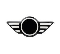 Tianwu03 Fit For MINI Cooper F55 F56 F57 R55 R57 R58 R59 R60 R61 Interior Accessories Car Steering Wheel Center Panel Decal Sticker(White)