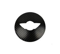 Tianwu03 Fit For MINI One Cooper S Countryman F54 F55 F56 F57 F60 Car Interior Styling Accessories Car Steering Wheel Center Decoration Cover(Carbon Fiber Pattern,F54_2015-2019)