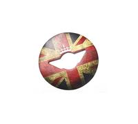 Tianwu03 Fit For R50 R52 R53 R55 R56 R60 R61 F54 F55 F56 F60 J01 U25 CarSticker Steering Wheel Stickers For M-i-n-i C-o-o-p-e-r Accessories(Retro red jack,Style D R50 R52 R53)