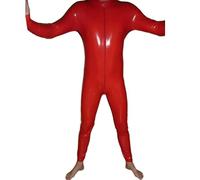 TIANXIAOQWE 100% Suit Latex Rubber Party Trikot Zipper Catsuit fetish masquerade Cosplay Halloween