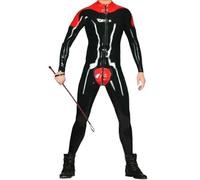 TIANXIAOQWE Men Latex Rubber Sports tight Uniform suit Party Latexan Suit fetish masquerade Cosplay Halloween