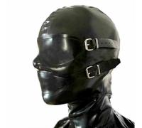 TIANXIAOQWE Rubber Mask Halloween Full Cover Latex Hood with Removable Eyes and Mouth Masks Club Wear Christmas Party Props