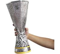 TIANXIE Resin Europa Football League Cup Trophy Soccer Club Champions Cup Trophies Replica Souvenir Award Cups Fans Collectibles Home Bar Nightclub Decoration Theme Ornament,44cm