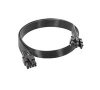 TIANXUAN 8 Pin Pcie Cable EPS to 6+2 Pin PCIE 2ft Male to Male PSU Power Supply Extension Conversion Cord Cable Adapter Compatible with Corsair ARESGAME Thermaltake Adapter GPU Power Cables