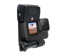 TIANXUAN Backpack Strap Clip Mount Backpack Shoulder Clip Mount Clamp Body Cam Holder Quick Release Clamp for Hero 12 11 10 9 8 7 6 5 4 3 2 Session XIAOYI 4K SJCAM Yi Sports Action Camera (Black)