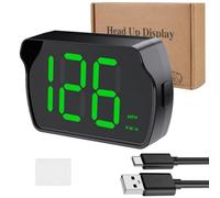 TIANXUAN Digital GPS Speedometer Car MPH KMH HUD Switching Heads up Display Car Real-Time Speedometer with LED Large Font Display Accurate Suitable for Motorcycle Truck SUV USB Plug Play (MPH+KMH)