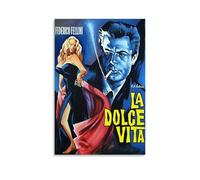 TIANYXYF La Dolce Vita Popular Movies And Exciting TV Series Canvas Poster Wall Art Decorative Painting Bedroom Painting Posters 08x12inch(20x30cm) Unframe-style