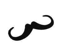 TiaoBug 2Sets Fake Beard Mustache Novelty Mustaches for Halloween Masquerade Party Favor Type E One Size
