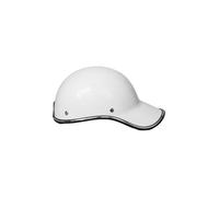 TiaoBug Adjustable Cycling Helmet Baseball Cap Bike Electromobile Helmets for Women Men White One Size