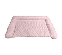TiaoBug Breathable Mesh Dog Cooling Bed Elevated Design with Ice Pad Pet Bed for Hot Summer Days Pink S