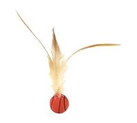 TiaoBug Cat Toys Cat Toys Teething High Elasticity Tail Bird Hunting Play for Pet Exercise Indoor Outdoor Basketball A One Size