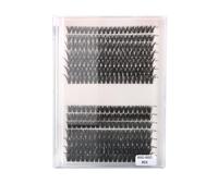 TiaoBug Curling Extension Kit Volume Lash Clusters 40D 60D Individual Lashes with Seal Tweezers DIY Eyelash Extension Set Black 60D/80DMIX One Size