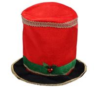 TiaoBug Deluxe Adult Ringmaster Top Hat Circus Costume Hats Carnival Christmas Party Cap Type A One Size