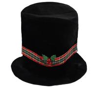 TiaoBug Deluxe Adult Ringmaster Top Hat Circus Costume Hats Carnival Christmas Party Cap Type C One Size