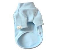 TiaoBug Dog Turtleneck Sweater Fleece Warm Winter Clothes for Small Dogs Cozy Pajama Coat for Dachshunds and Puppies Blue S