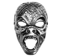 TiaoBug Halloween Animal Cosplay Masks Full Face Mask for Masquerade Carnival Mardi Gras Gorilla Silver One Size