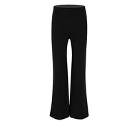 TiaoBug Kids Boys Jazz Dance Pants Basic Classic Stretchy Boot Cut Trousers Latin Yoga Dancewear Black 8 Years