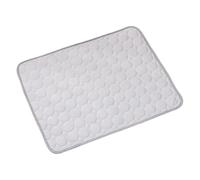 TiaoBug Summer Cooling Mat for Dogs Comfortable Lightweight Pet Bed Pad for Travel Easy to Clean Gray S