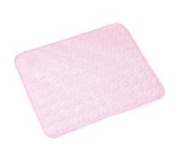 TiaoBug Summer Cooling Mat for Dogs Comfortable Lightweight Pet Bed Pad for Travel Easy to Clean Pink S