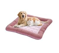 TiaoBug Summer Cooling Pad for Puppies Cooling Mat for Teething Puppies Safe Crate Pink L