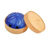 TiaoBug Unisex Colorful Dumplings Stress Balls Fidget Sensory Toy Dumpling Squishy Mystery Box Gifts Red One Size